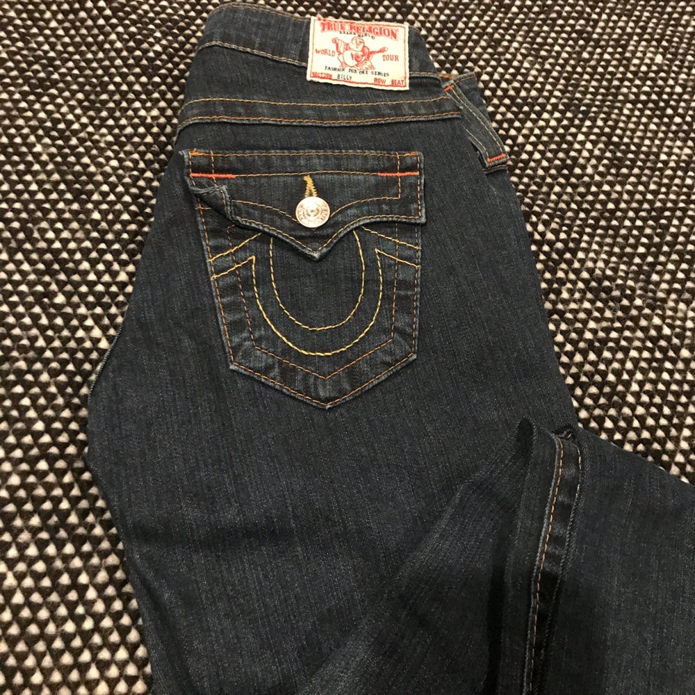 True religion jeans dark blue sz 26 women